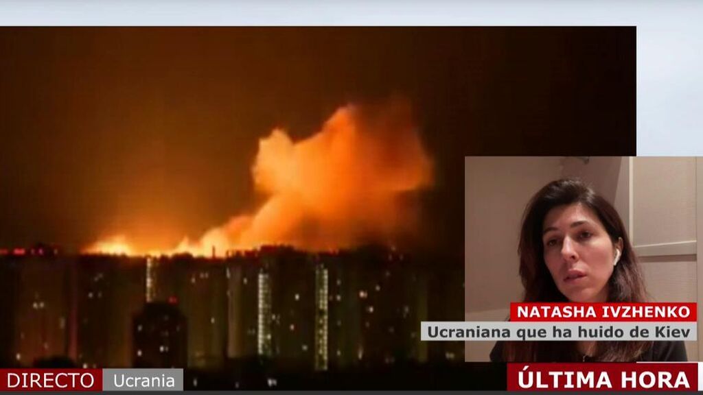 La angustia de Natasha, ucraniana que ha tenido que huir de Kiev: “Yo no duermo, es muy complicado, esto es horroroso”