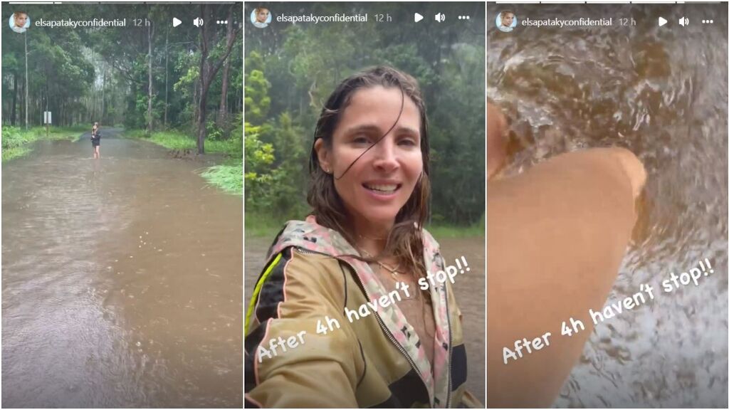 Elsa Pataky y sus hijos sufren los efectos de las inundaciones en Australia