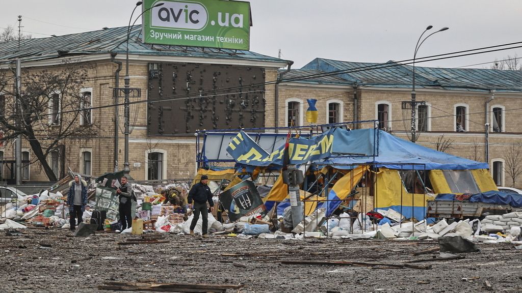 La guerra de Ucrania se recrudece tras seis días EN IMÁGENES