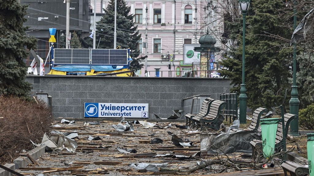 La guerra de Ucrania se recrudece tras seis días EN IMÁGENES