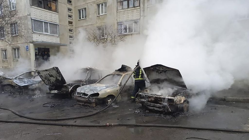 La guerra de Ucrania se recrudece tras seis días EN IMÁGENES