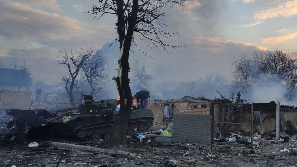 La guerra de Ucrania se recrudece tras seis días EN IMÁGENES