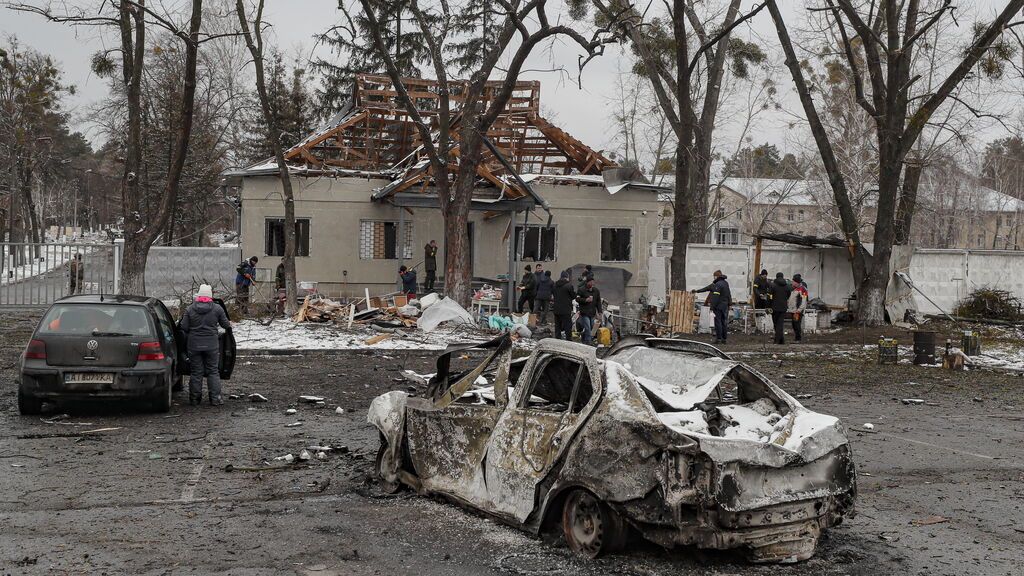 La guerra de Ucrania se recrudece tras seis días EN IMÁGENES