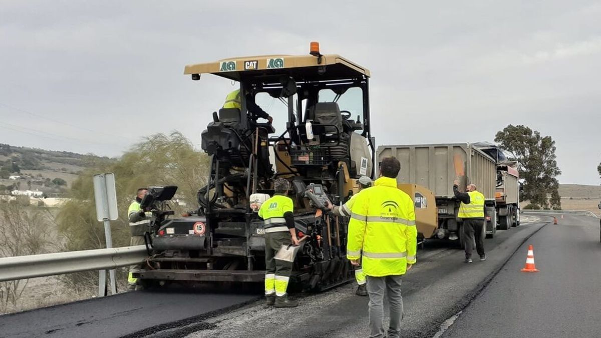 Obras de mejora de carretera Obras de mejora de carretera