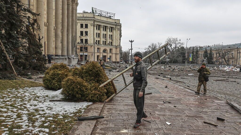 La guerra de Ucrania se recrudece tras seis días EN IMÁGENES