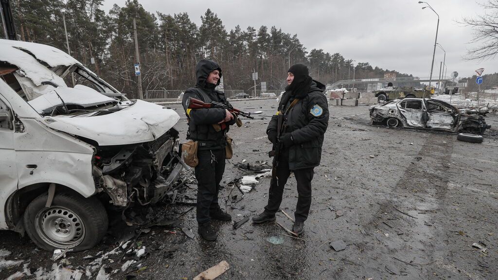 La guerra de Ucrania se recrudece tras seis días EN IMÁGENES