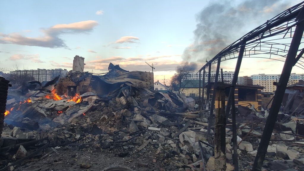 La guerra de Ucrania se recrudece tras seis días EN IMÁGENES