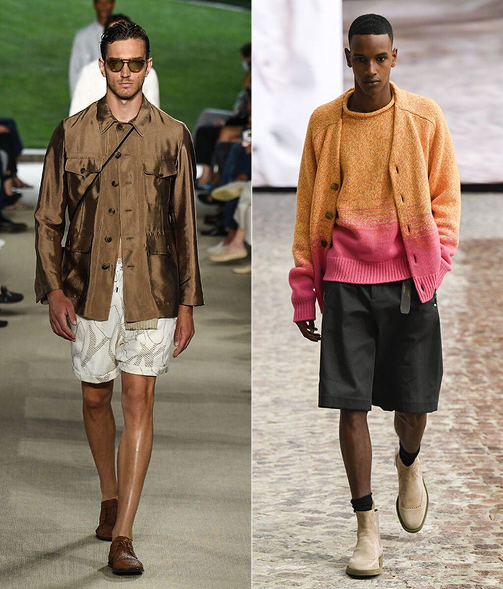 Desfiles de Armani y Hermés