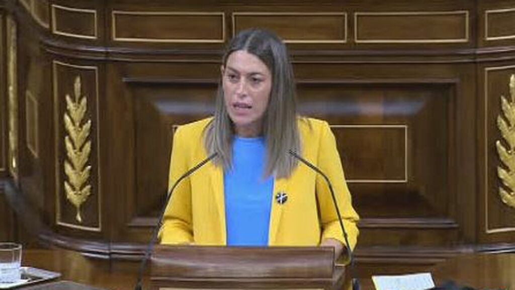 El gesto de la diputada de Junts con Ucrania, la chaqueta con la bandera de Ucrania