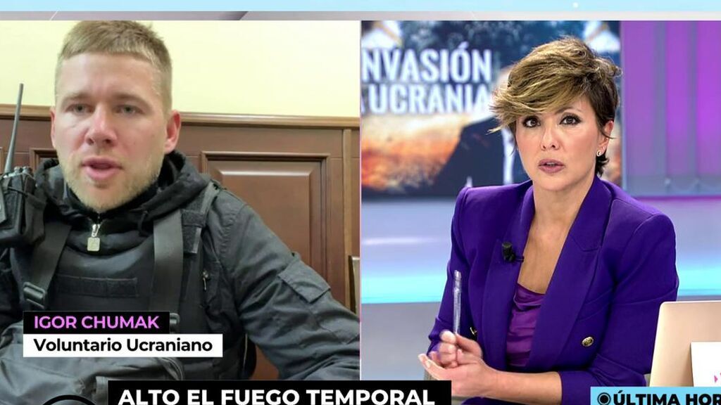 igor Chumak, voluntario ucraniano: "No vamos a dejar nuestro país"