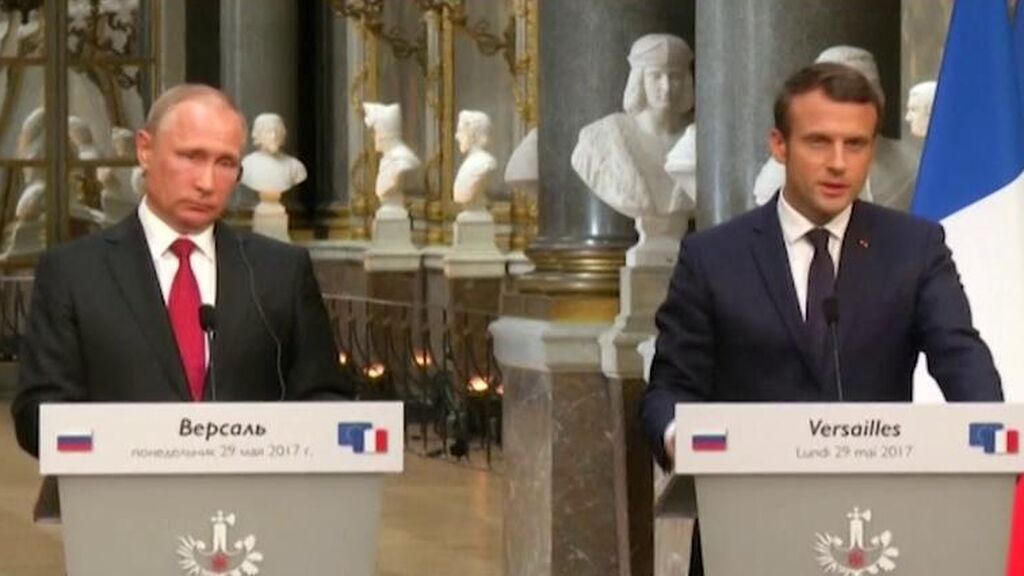 Macron se ha reunido con Putin