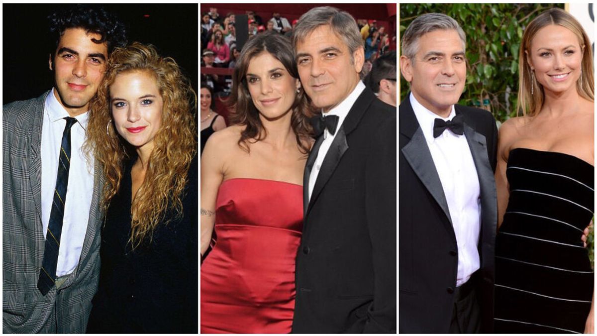 Estas son todas las mujeres que conquistaron el corazón de George Clooney: de Kelly Preston a Elisabetta Canalis a Stacy Keibler.
