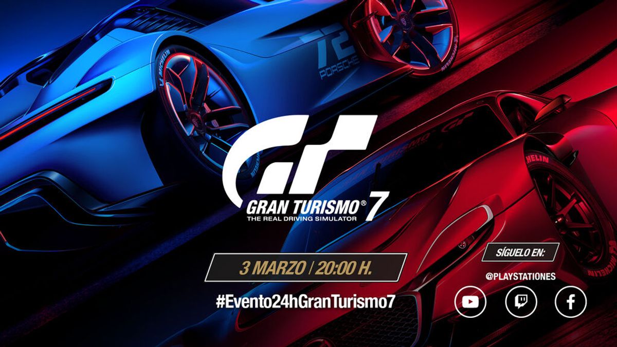 Sigue en directo el evento 24 horas de Gran Turismo 7