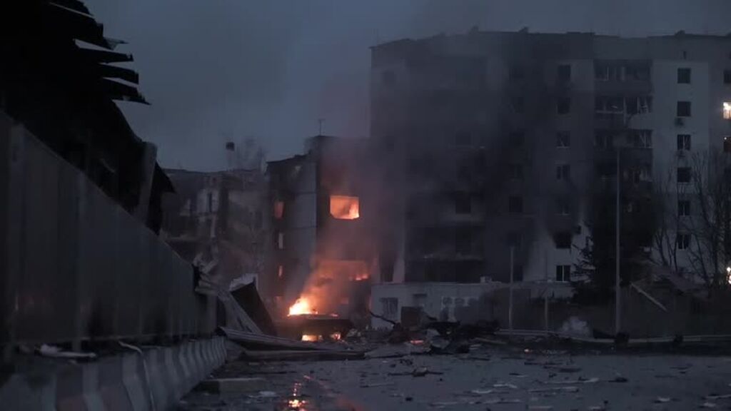 Rusia recrudece su ofensiva en Kiev: varias explosiones sacuden la capital durante la madrugada