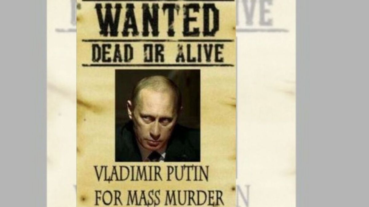 "Se busca vivo o muerto", un empresario ruso ofrece un millón de dólares por capturar a Putin