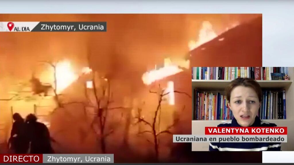 Valentina está atrapada en Ucrania