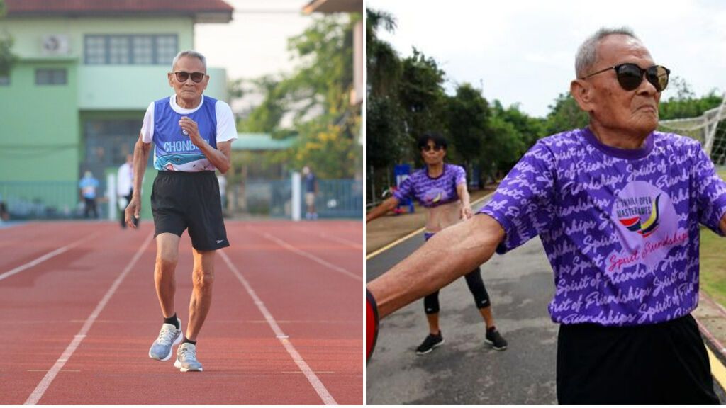 Sawang Janpram, el deportista de 102 años que arrasa en las competiciones atléticas: "Rompe récords"