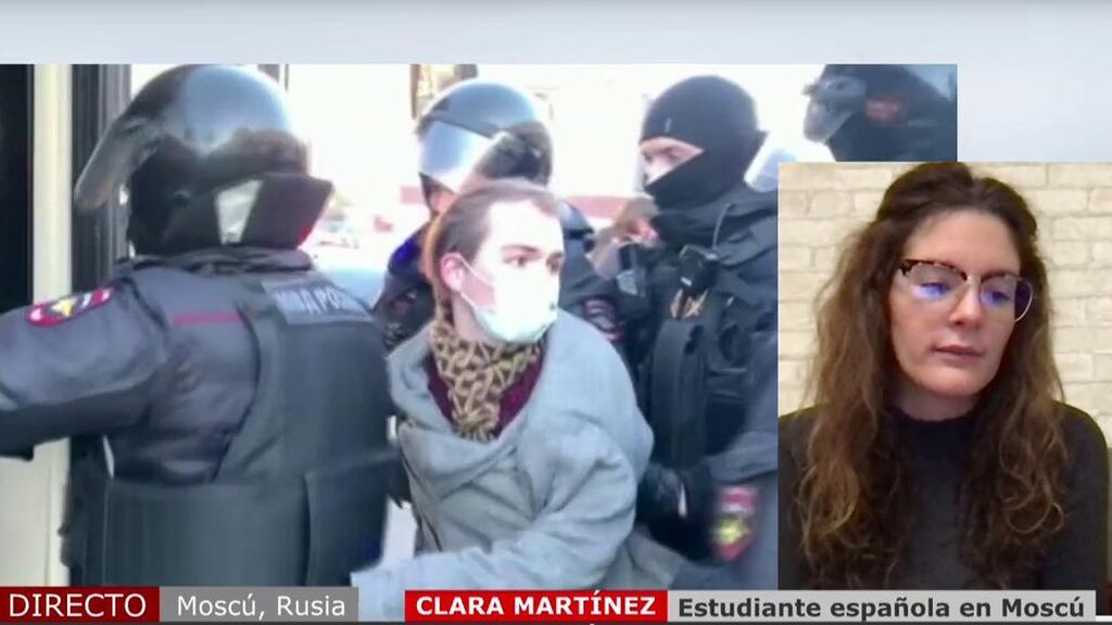Clara Martínez es estudiante española en Moscú