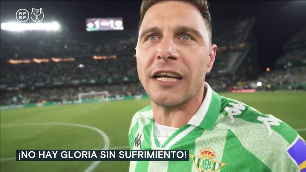 Joaquín bromeó tras el pase a la final del Betis: "Vamos al lío"