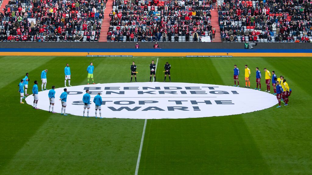 La Bundesliga se solidariza con Ucrania