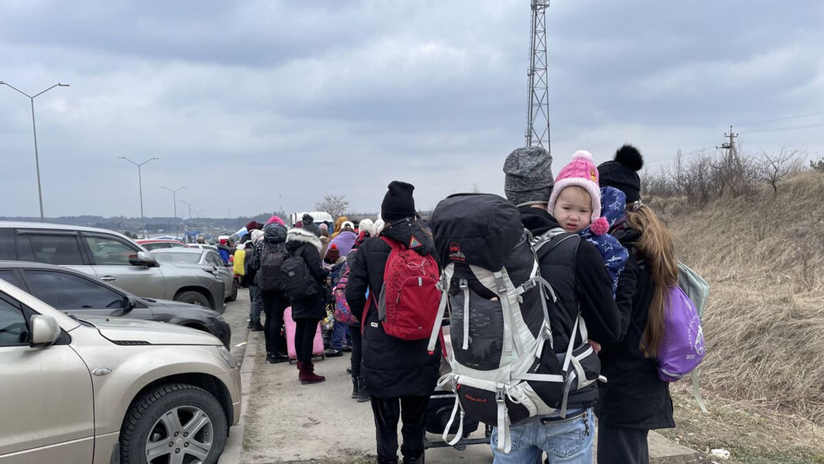 Familias españolas y ucranianas refugiadas bajo el mismo techo
