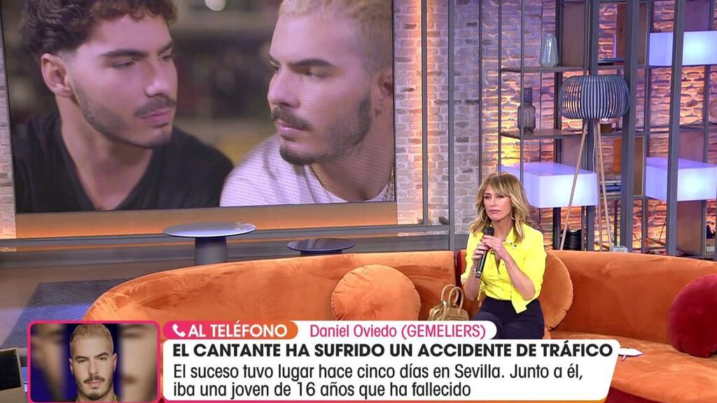 Emma García habla en directo con Dani Oviedo