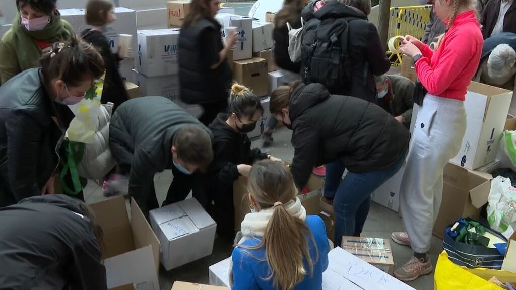 Las donaciones no cesan en España para ayudar a Ucrania: "Vemos que podemos acabar todos igual"