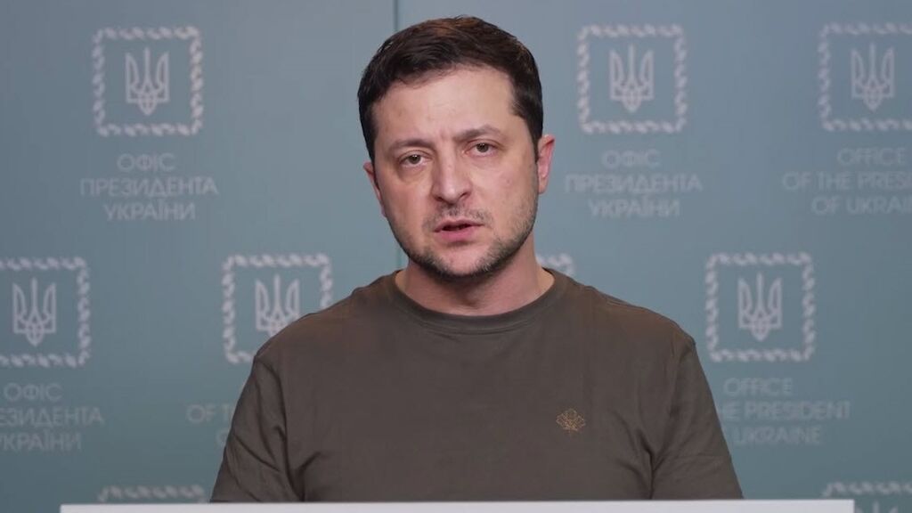 El presidente de Ucrania, Volodimir Zelenski
