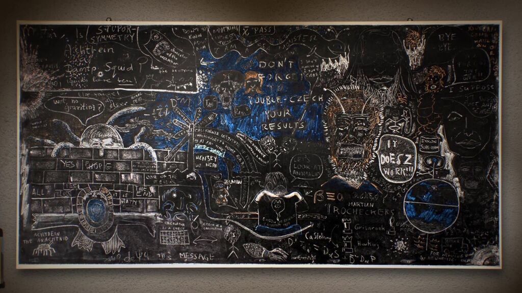 La perturbadora pizarra de Stephen Hawking