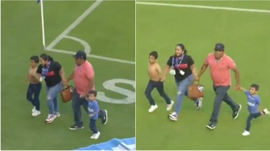 Un niño tuvo que quitarse la camiseta de su equipo para no ser agredido en la batalla entre los hinchas de Querétaro y Atlas