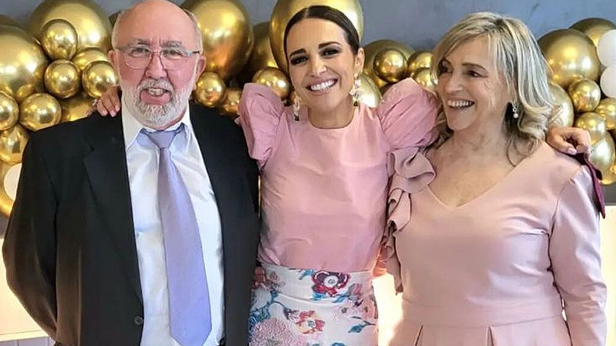 Paula Echevarría celebra las bodas de oro de sus padres: "Cincuenta años son un maravilloso motivo para celebrar"