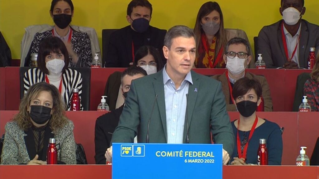 Pedro Sánchez, sobre el envío de armas a Ucrania: "No ha faltado diplomacia, lo que ha sobrado es agresión"