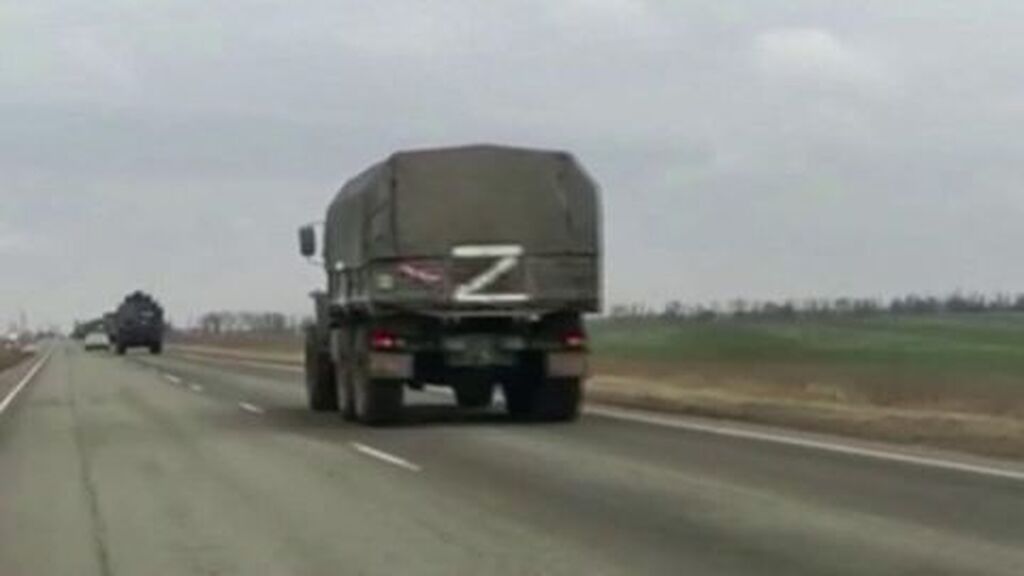 El distintivo de los blindados rusos para evitar el fuego amigo