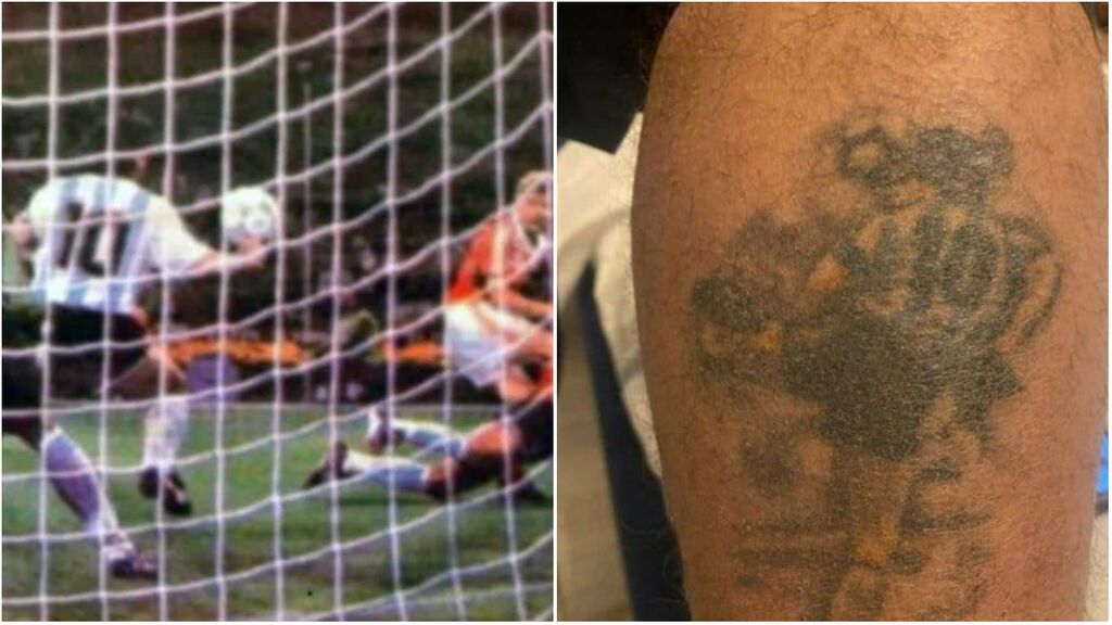 Un grupo de periodista se salva de un duro interrogatorio a su llegada a Ucrania por un tatuaje de Maradona