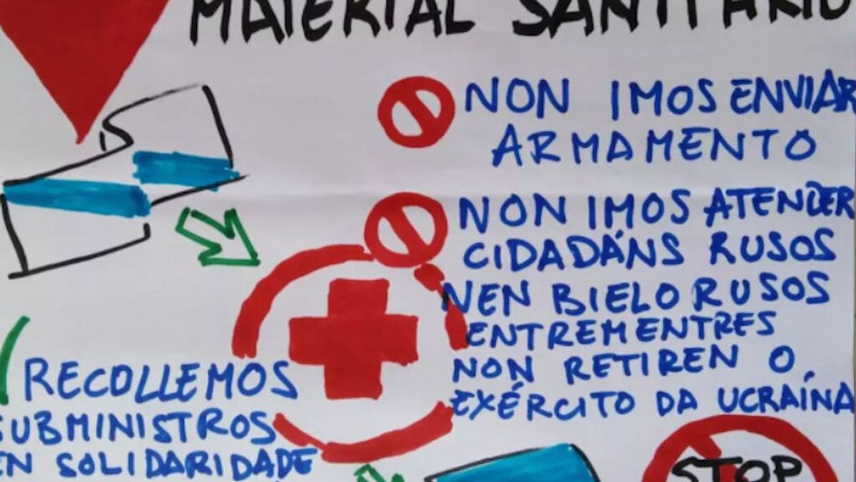 Cartel con polémica en un bar de A Coruña: “No vamos a atender a ciudadanos rusos ni bielorrusos” Cartel con polémica en un bar de A Coruña: “No vamos a atender a ciudadanos rusos ni bielorrusos”