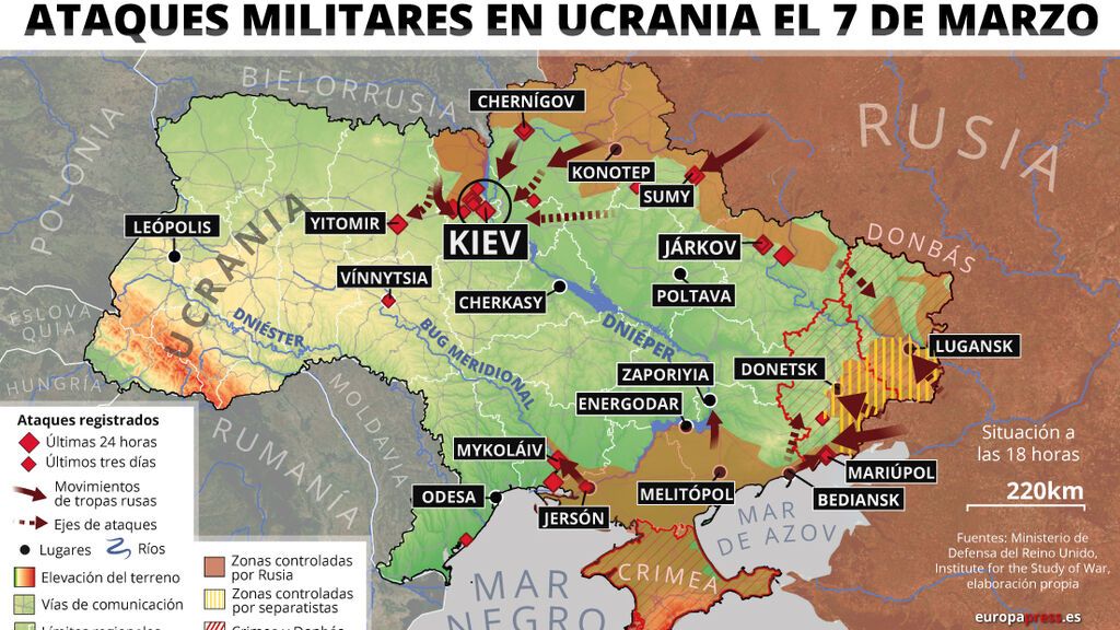 EuropaPress_4297520_mapa_militares_ucrania_marzo_2022_estado_18_horas_rusia_lanzado_noche
