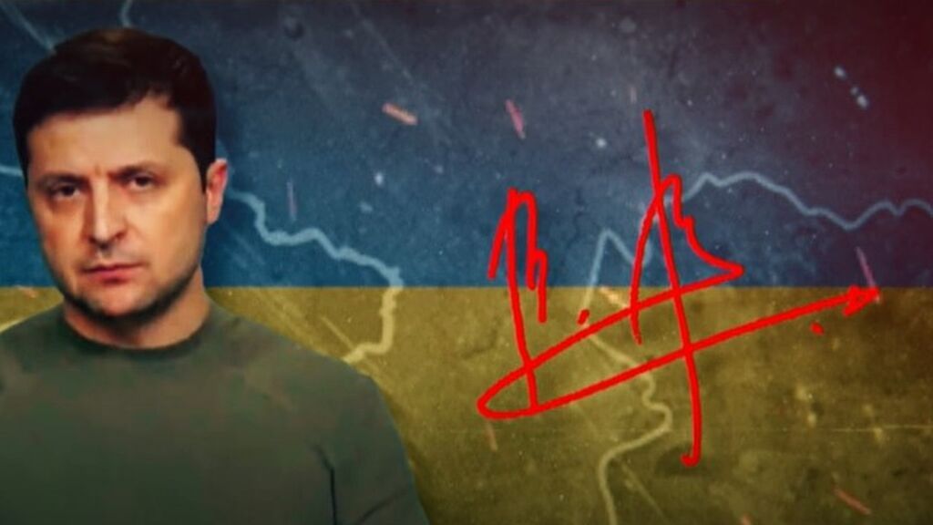 La firma de Volodímir Zelenski