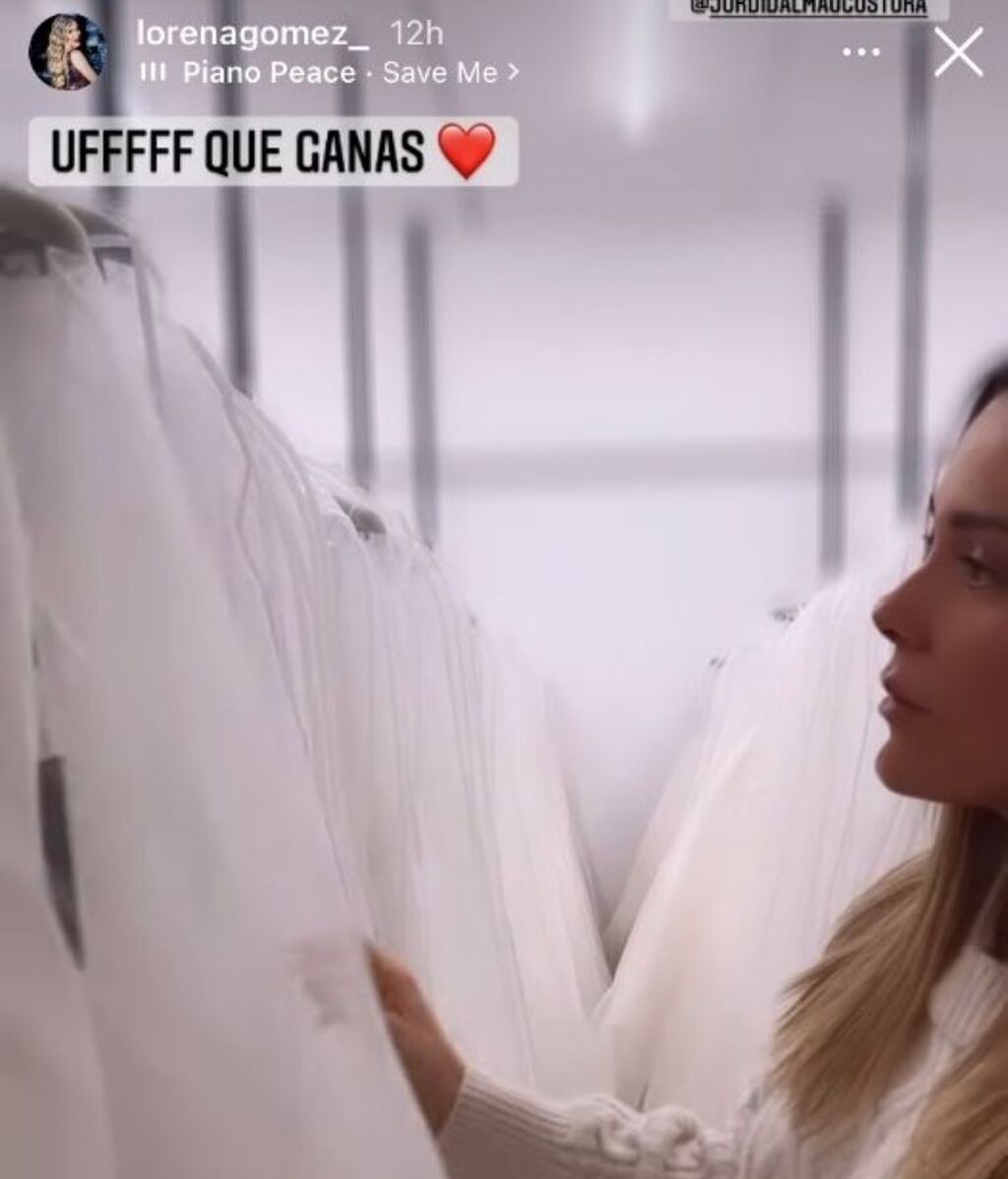 Lorena Gómez, ¿está organizando su boda?