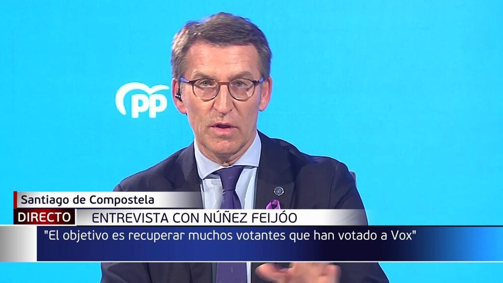 Alberto Núñez Feijóo: "En Vox hay votantes y militantes del PSOE, PP y C's"