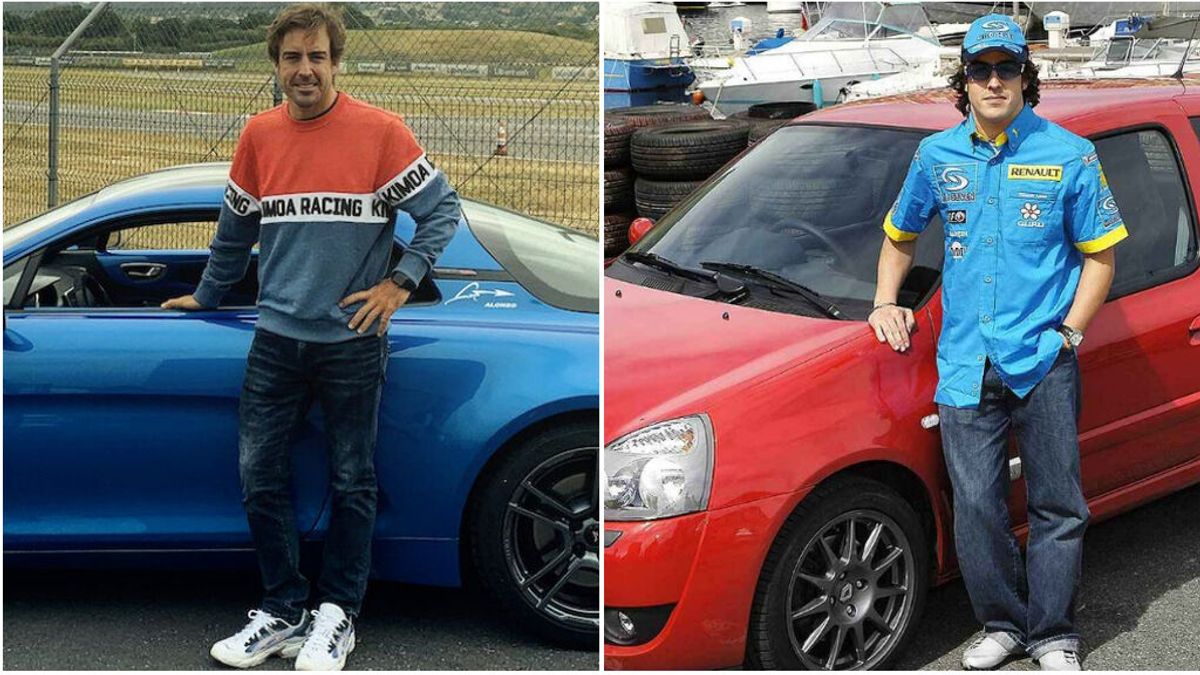 Fernando Alonso y sus dos coches de calle al alcance de todos: "Es para meter la bicicleta" Fernando Alonso y sus dos coches de calle al alcance de todos: "Es para meter la bicicleta"