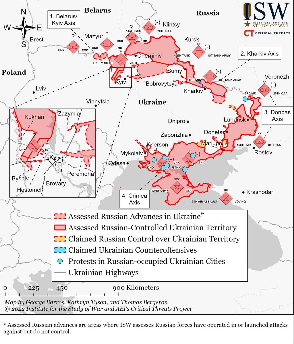 Mapa ISW