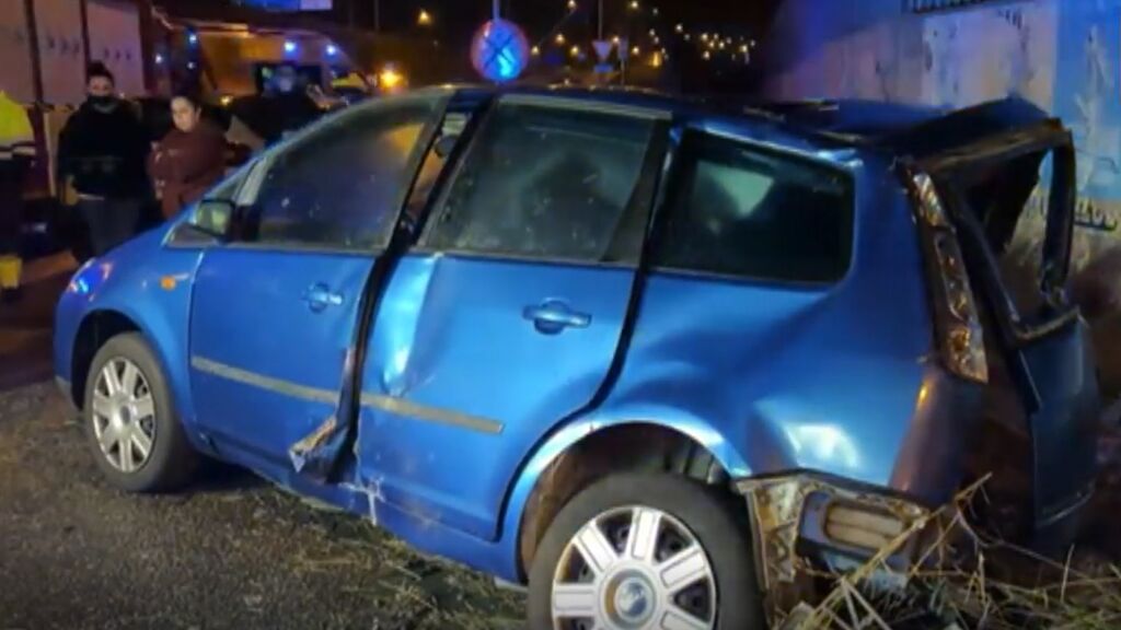 Muere un joven tras una colisión frontal entre dos vehículos a alta velocidad en Getafe