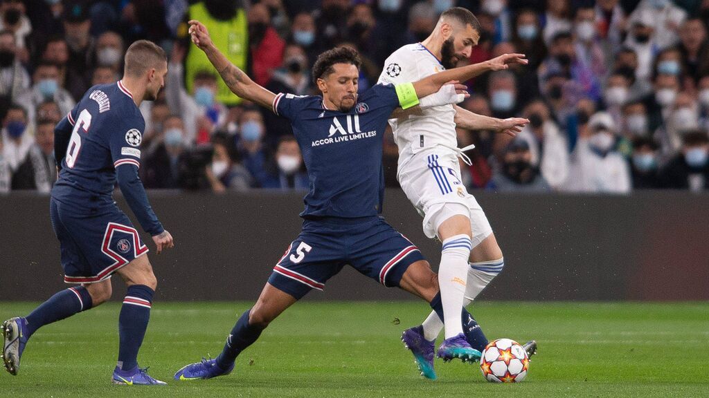 Benzema despierta al Bernabéu cuando más apretaba el PSG (1-1)