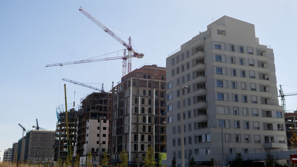 Edificios en construcción en Madrid Edificios en construcción en Madrid