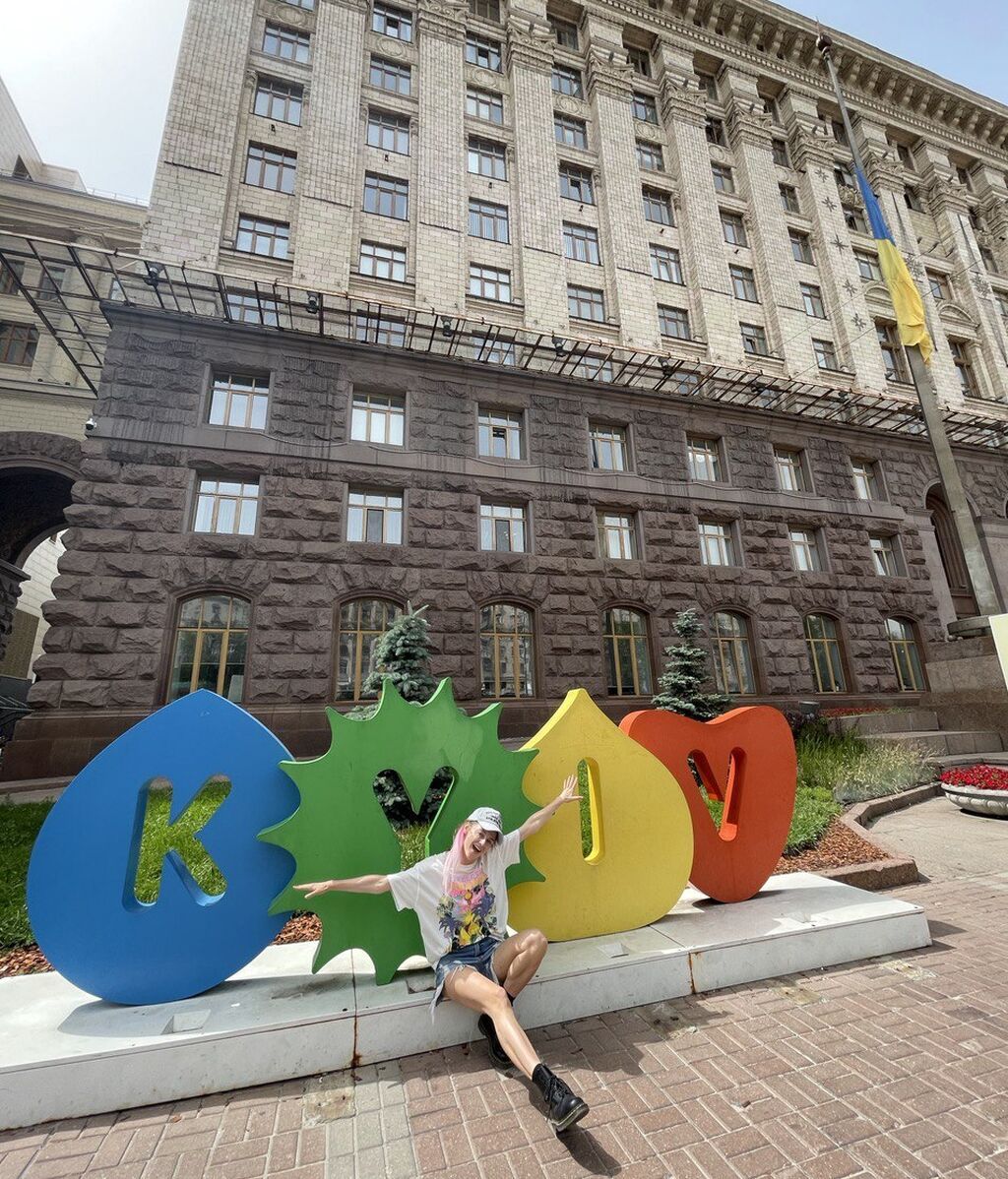 Yulia Demoss, en una foto en Kiev, antes del conflicto
