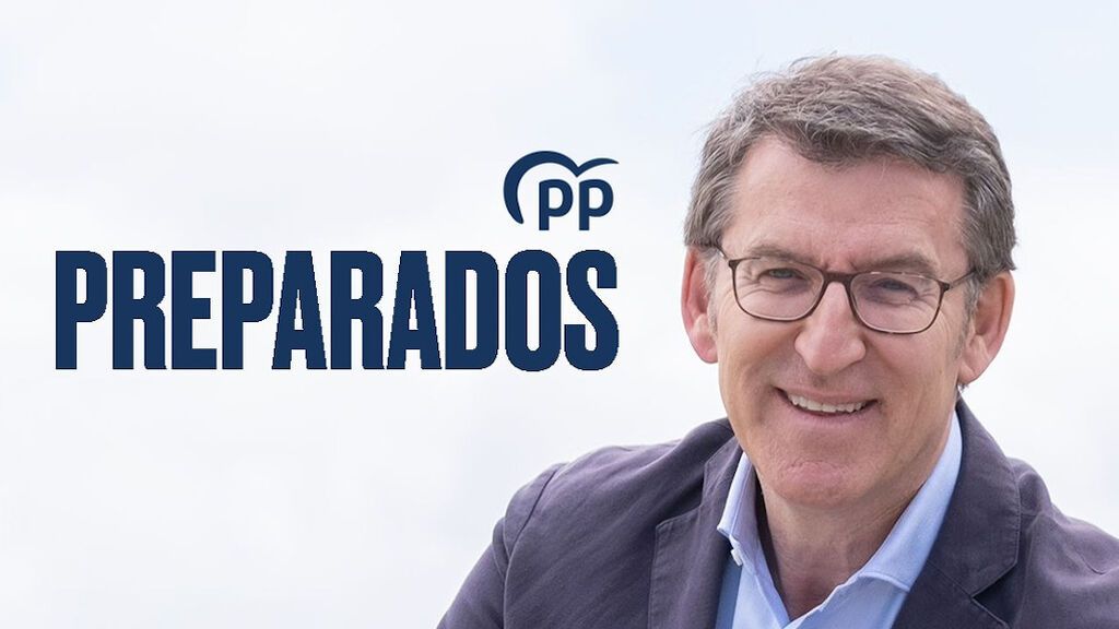 Cartel de campaña de Feijóo.
