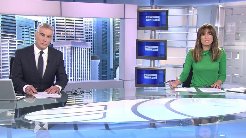 Con David Cantero e Isabel Jiménez Informativos Telecinco 2022 Mediodía 10/03/2022