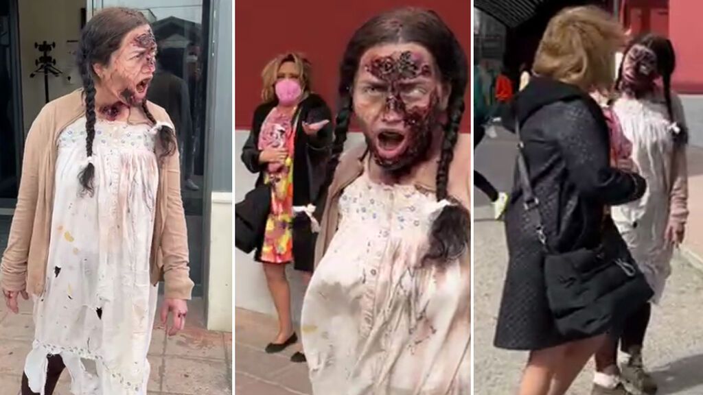 La divertida reacción de Lydia Lozano al ataque de los zombis en Telecinco