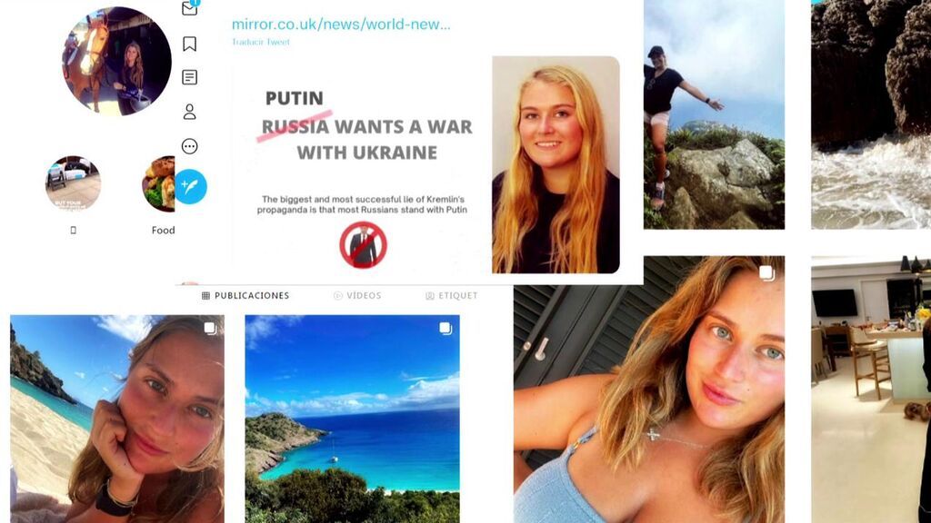 Sofia Abramóvich, desde Londres, compartió un post contra la invasión desatada por Vladímir Putin