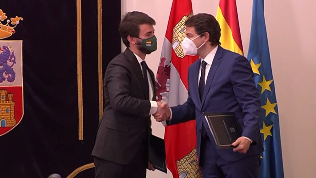 PP y Vox llegan a un acuerdo de Gobierno en Castilla y León